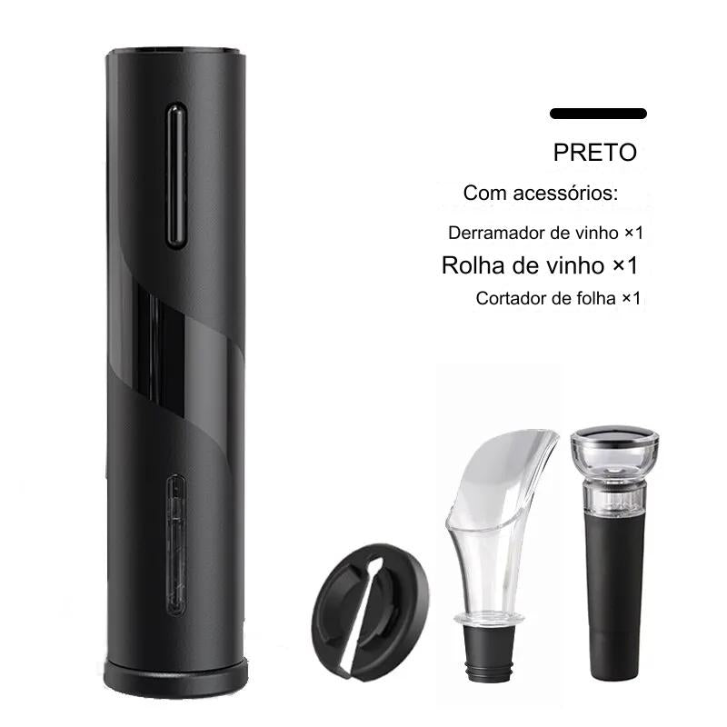 Abridor de Vinho Elétrico - FreshMax 4 em 1